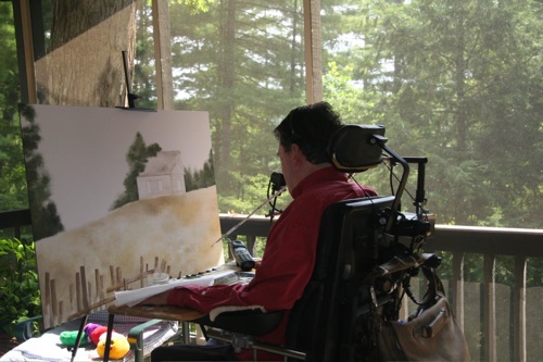 Enjoying life in full stride.